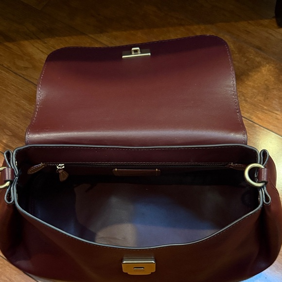 Coach Rogue Slouchy in Merlot - Picture 7 of 10